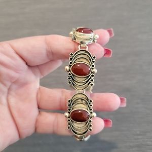 Bracelet (Silver/Carnelian)